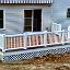 No maintenance composite (woodgrain) deck 1
